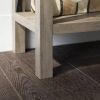 Industrial Farmhouse Entryway Table in Taupe Grey Wood Finish