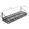 Wall Mounted Kitchen Pot Rack with 12 Hanging Hooks