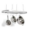 Heavy Duty Carbon Steel Ceiling Mount Kitchen Pot Rack