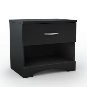 Modern Nightstand in Black