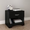 Modern Nightstand in Black