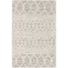 6-ft. x 9-ft. Persian Style Area Rug Grey Beige Ivory