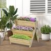 3-Tier Wood Elevated Planter Garden Bed