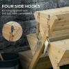 3-Tier Wood Elevated Planter Garden Bed