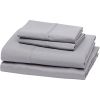 Twin size Silver/Grey 100-Percent Egyptian Cotton 1000 Thread Count Sheet Set