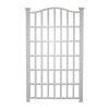 Large 8-Ft x 4.5-Ft Outdoor White Vinyl Garden Trellis