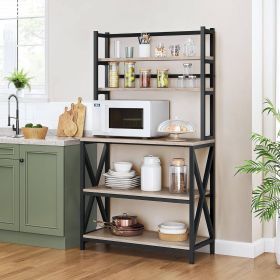 Modern Microwave Kitchen Stand Shelving Unit