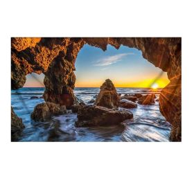 Cave Landscape Wall Tapestry; 51x70 inch