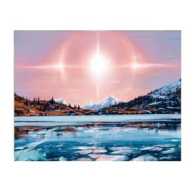 Sunrise Landscape Decorative Tapestry; 43x59 inch