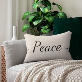 Decorative Throw Pillow / Peace