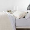 Microfiber Farmhouse Coverlet Bedspread Set Ivory, King/California King