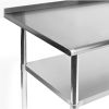 Heavy Duty 30 x 24 inch Stainless Steel Restaurant Kitchen Prep Work Table