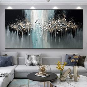 Large Wall Art Handmade Abstract Texture Oil Painting On Canvas (Style: 01, size: 60x120cm)