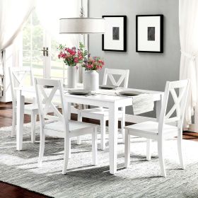 Maddox Crossing Dining Chairs (Color: White)